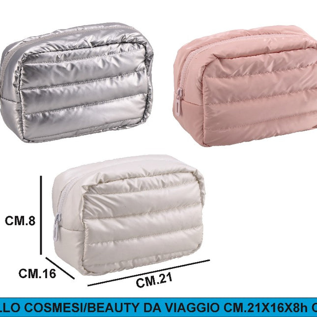 BORSELLO COSMESI/BEAUTY DA VIAGGIO CM.21X16X8h COL. ASS. Star