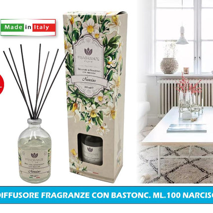 Diffusore Fragranze Con Bastonc. Ml.100 Narciso Star