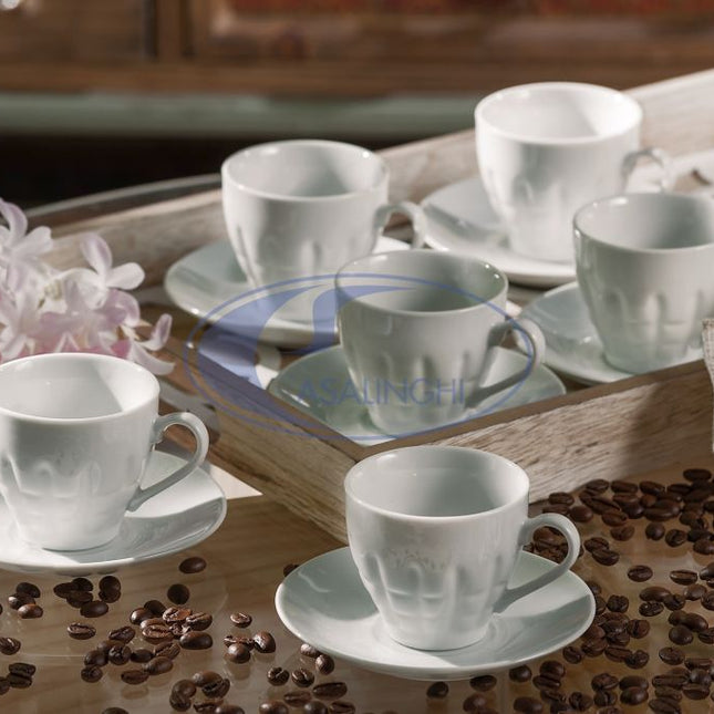 Tazzine Caffe' Conf. 6 Pz. C/Piatt. Star