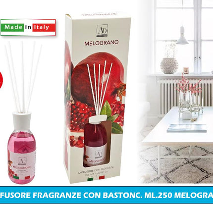 Diffusore Fragranze Con Bastonc. Ml.250 Melograno Star