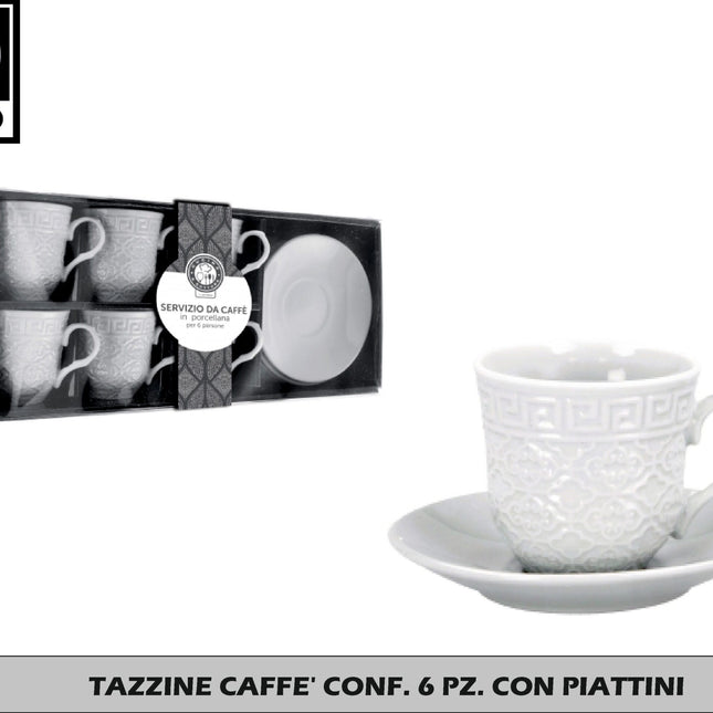 Tazzine Caffe' Conf. 6 Pz. C/Piatt. Star