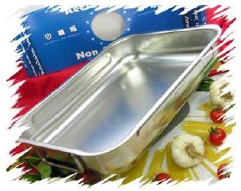Teglia Rett. Inox 18/10 Cm.30X22X6H Antigraffio Steel Pan
