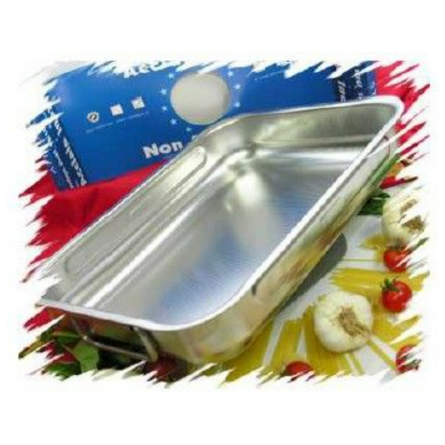 Teglia Rett. Inox 18/10 Cm.20X14X4H Antigraffio Steel Pan