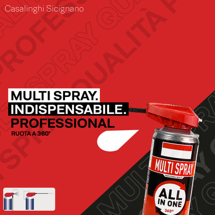 Soudal Multi Spray 300ml (No Silicone): Sbloccante Tecnico, Lubrificante & Spray Contatti Soudal