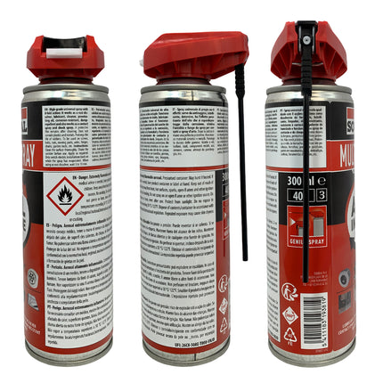 Soudal Multi Spray 300ml (No Silicone): Sbloccante Tecnico, Lubrificante & Spray Contatti Soudal