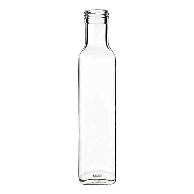 BOTTIGLIA MARASCA CC.250 D.31,5X18 TRASPARENTE OLIO ACETO