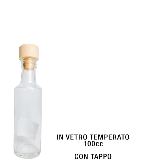 Bottiglia Vetro Dorica Cc.100 Con Tappo-8057018590995