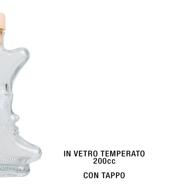 Bottiglia Vetro Luna Cc.200 C/Tappo-8057018594474