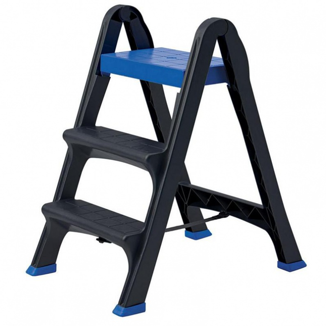 Bama Scala Scaletta 3 Gradini Pieghevole Salvaspazio Piedini Antiscivolo 48X70X78 Cm