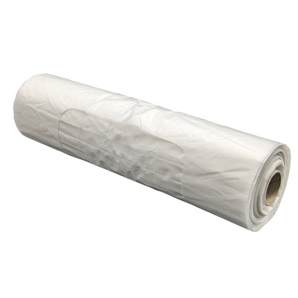 Scatole Rotoli Sacchetti Plastica Negozio Shopping Compere Bianchi Trasparenti