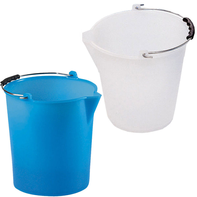 Secchio Per Lavare A Terra Acqua Con Manico Plastica Industriale Resistente
