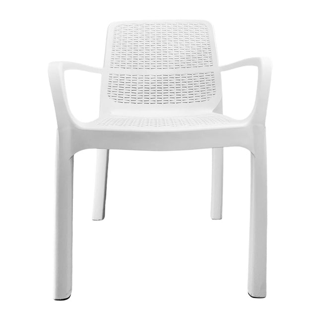 Plastmeccanica Sedia Poltrona Numana Plastica Con Braccioli 55X45X82H Cm