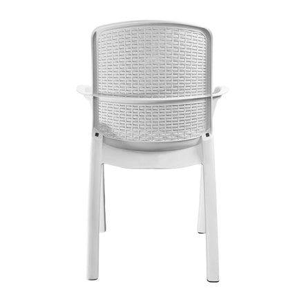 Plastmeccanica Sedia Poltrona Numana Plastica Con Braccioli 55X45X82H Cm