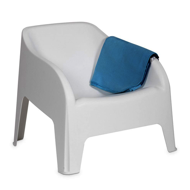 Plastmeccanica Sedia In Plastica Da Giardino Grande Esterni Poltrona Impilabile 79×76,5×70H Cm