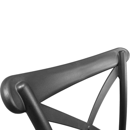 Daf Sedia Cross Resina Arredo Interno Esterno 50X43X90H Cm
