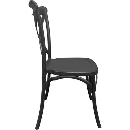 Daf Sedia Cross Resina Arredo Interno Esterno 50X43X90H Cm