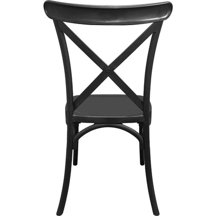 Daf Sedia Cross Resina Arredo Interno Esterno 50X43X90H Cm