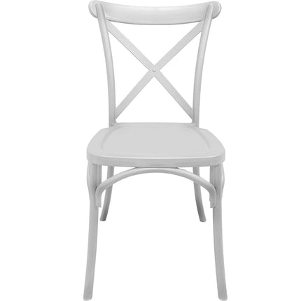 Daf Sedia Cross Resina Arredo Interno Esterno 50X43X90H Cm