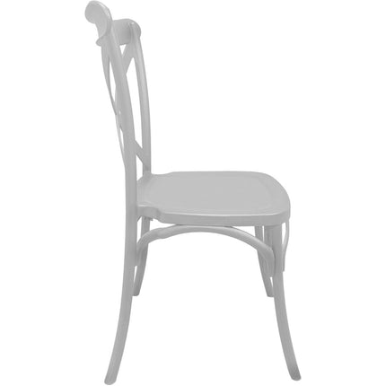 Daf Sedia Cross Resina Arredo Interno Esterno 50X43X90H Cm