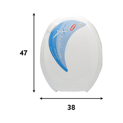 Stefanplast Sedile Wc Bianco 47X38X4H