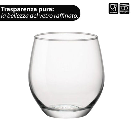 Set 12/24 Bicchieri Milano Dof 380Ml - Eleganti E Versatili Per Ogni Occasione