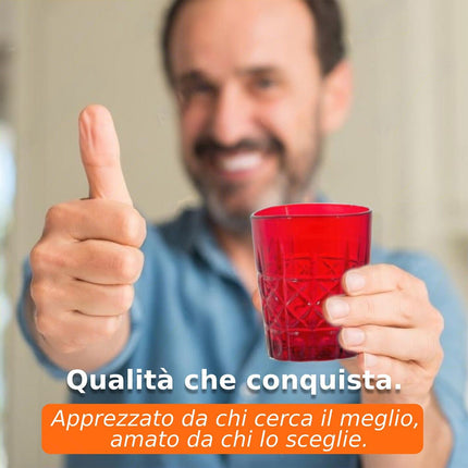 Arca Set 6 Bicchieri In Vetro Crystal Rainbow (350Ml): Un Arcobaleno Di Eleganza Sulla Tua Tavola
