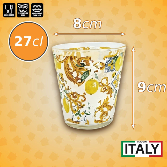 Arca Set Bicchieri Acqua Design Limone (270Ml): La Freschezza Agrumata Sulla Tua Tavola