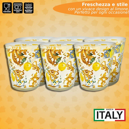 Arca Set Bicchieri Acqua Design Limone (270Ml): La Freschezza Agrumata Sulla Tua Tavola