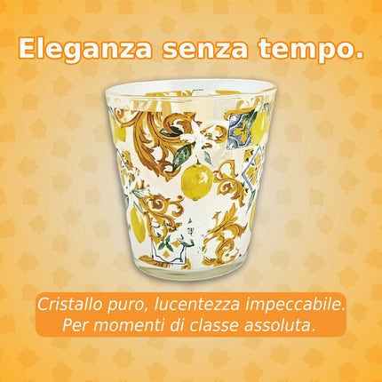Arca Set Bicchieri Acqua Design Limone (270Ml): La Freschezza Agrumata Sulla Tua Tavola