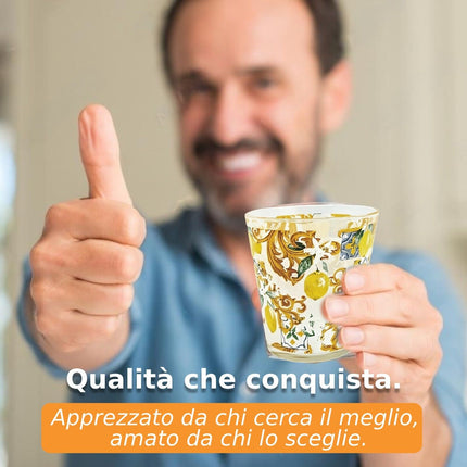 Arca Set Bicchieri Acqua Design Limone (270Ml): La Freschezza Agrumata Sulla Tua Tavola