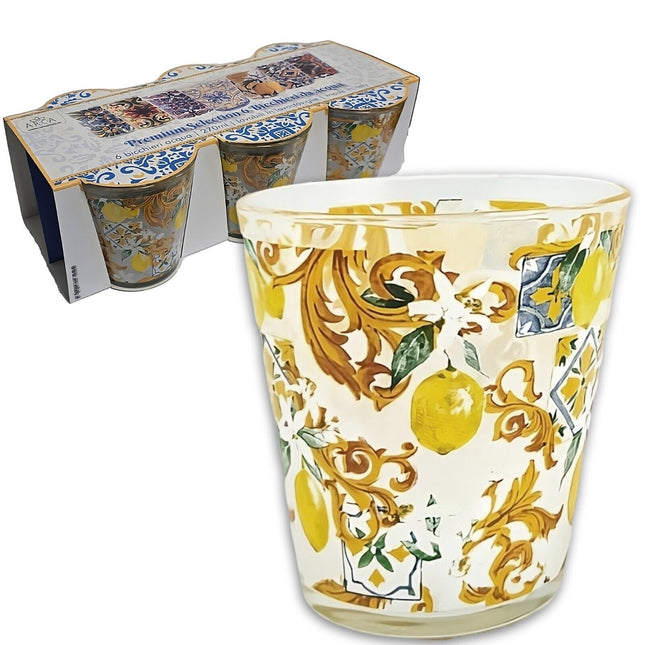 Arca Set Bicchieri Acqua Design Limone (270Ml): La Freschezza Agrumata Sulla Tua Tavola