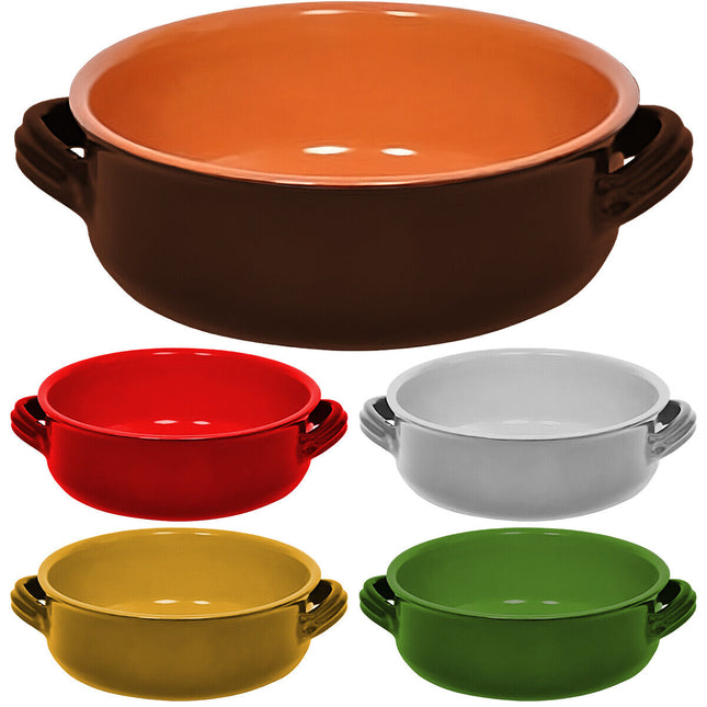 Benegiamo Set 9 Mini Tegami Terracotta Per Fornello Gas Forno Ø 8 Cm