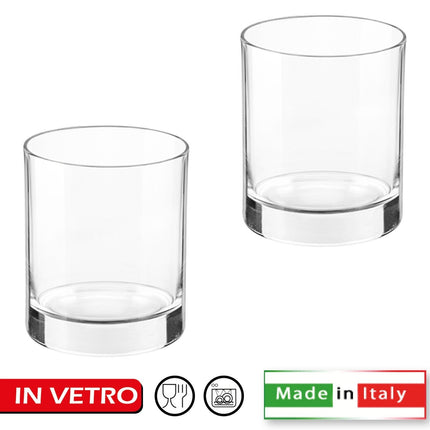 Bormioli Set Bicchieri Cortina 25,5 Cl - 3/6 Pezzi Eleganti Bicchieri In Vetro Acqua