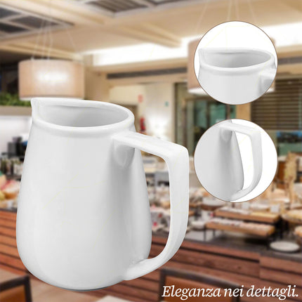Set Lattiere Porcellana Mini Piccole Medie Grandi Per Casa Catering Ristoranti