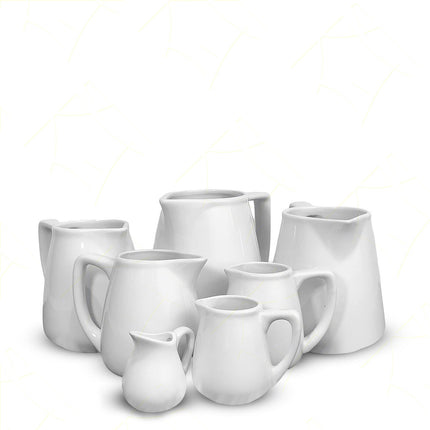 Set Lattiere Porcellana Mini Piccole Medie Grandi Per Casa Catering Ristoranti