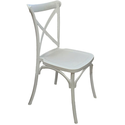 Sicignano Set Tavolo Polyrattan 90X90 Cm + Sedie Cross Resina