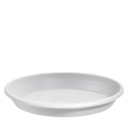 Set Vaso Verona con Sottovaso e Terriccio Plastica per Giardino Interno Esterno