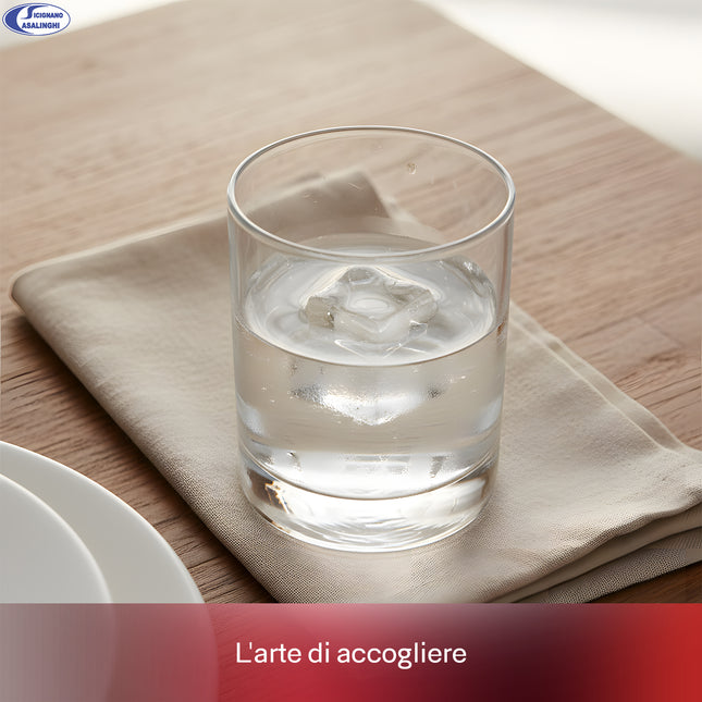 Bicchieri Acqua Bormioli Rocco Cortina 25 cl - Vetro Trasparente Made in Italy, Design Pulito e Lavabile in Lavastoviglie - Varie Confezioni Bormioli Rocco