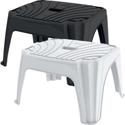 Bama Sgabello Antiscivolo In Plastica Step 1 E 2 Impilabile Sovrapponibile Max 150 Kg