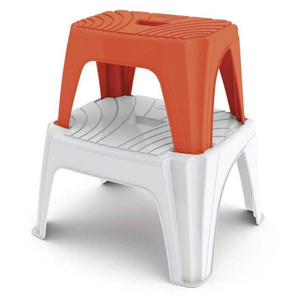 Bama Sgabello Antiscivolo In Plastica Step 1 E 2 Impilabile Sovrapponibile Max 150 Kg