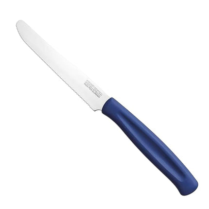Coltelli da Tavola Dinamik 6 pz in Acciaio Inox 10,7cm con Manico in PP, Lavabili in Lavastoviglie, Taglio Preciso per Uso Alimentare