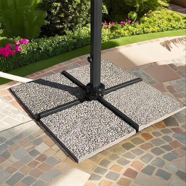 Ombrello Da Spiaggia Dekero 2.4m Antivento - Protezione UV 50+ Con Ancoraggio Sabbia - Foto 6