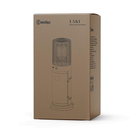 AGV Stufa a Gas da Esterno 13kW con Ruote – Funzionamento GPL, Acciaio con Vano Portabombola 15kg, Sicurezza Antiribaltamento e Spegnimento Automatico, Completa di Tubo e Regolatore, H136 cm AGV