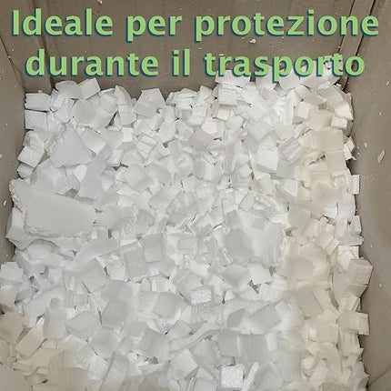 Casalinghi Sicignano Trucioli Polistirolo Espanso 4,4kg Ammortizzanti per Imballaggi e Riempimenti Casalinghi Sicignano