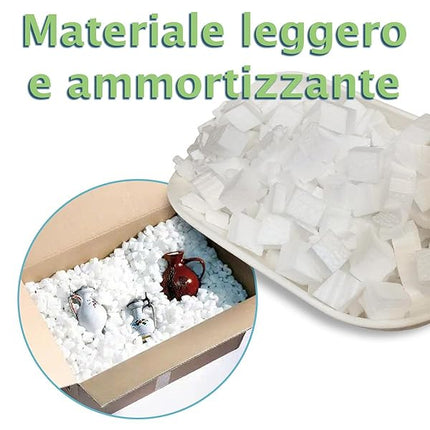 Casalinghi Sicignano Trucioli Polistirolo Espanso 4,4kg Ammortizzanti per Imballaggi e Riempimenti Casalinghi Sicignano