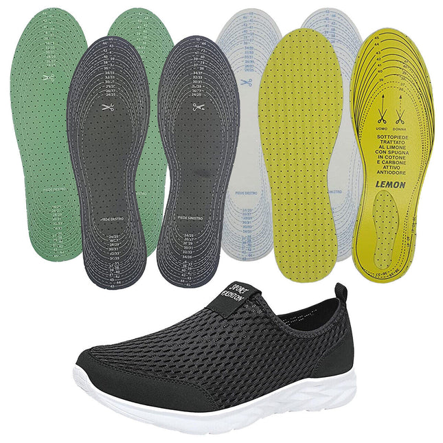 Solette Scarpe Suolette Per Piedi Comode Plantari Anti-Odore Tutte Le Misure