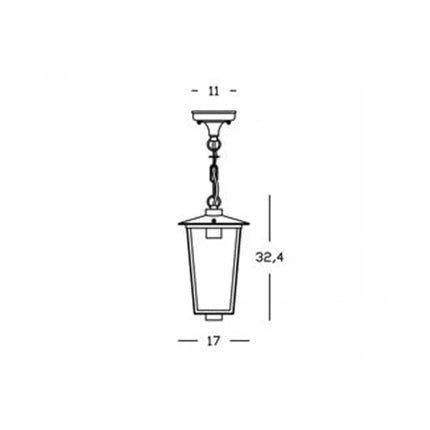 Sospensione Contemporanea Ribot Alluminio 1 Luce E27 Design Moderno ed Elegante