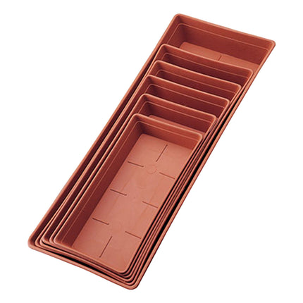 Bama Sottofioriera Alta Plastica Sottovaso Fioriera Sottocassetta Vaso Rettangolare