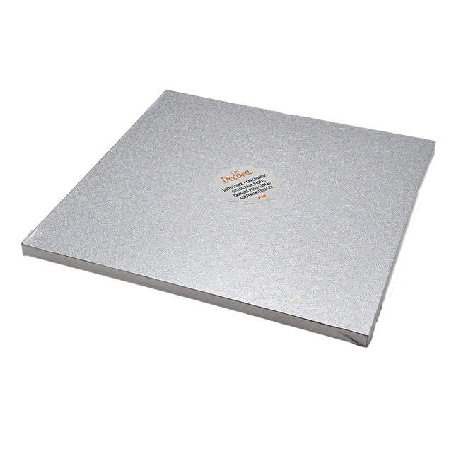Sottotorta Cakeboard Silver Cm.36X36X1,2H Decora