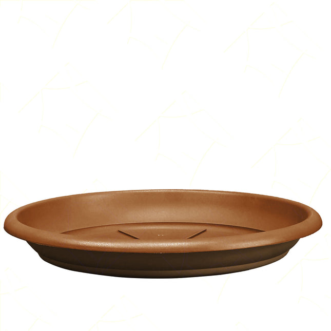 Sottovaso Colore Terracotta Sottofioriera Rotonda Per Vasi Di Grandi Dimensioni